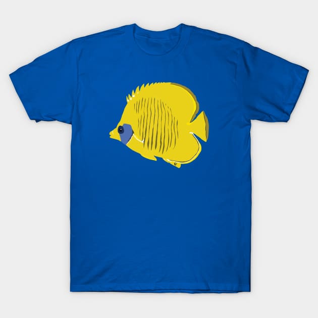 Yellow Fish T-Shirt by ElviaMontemayor